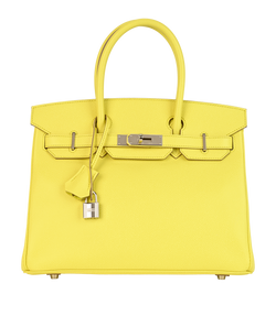 Birkin 30 In Epsom Lime, [O] (2011), B/DB/CL/L/K, 3*